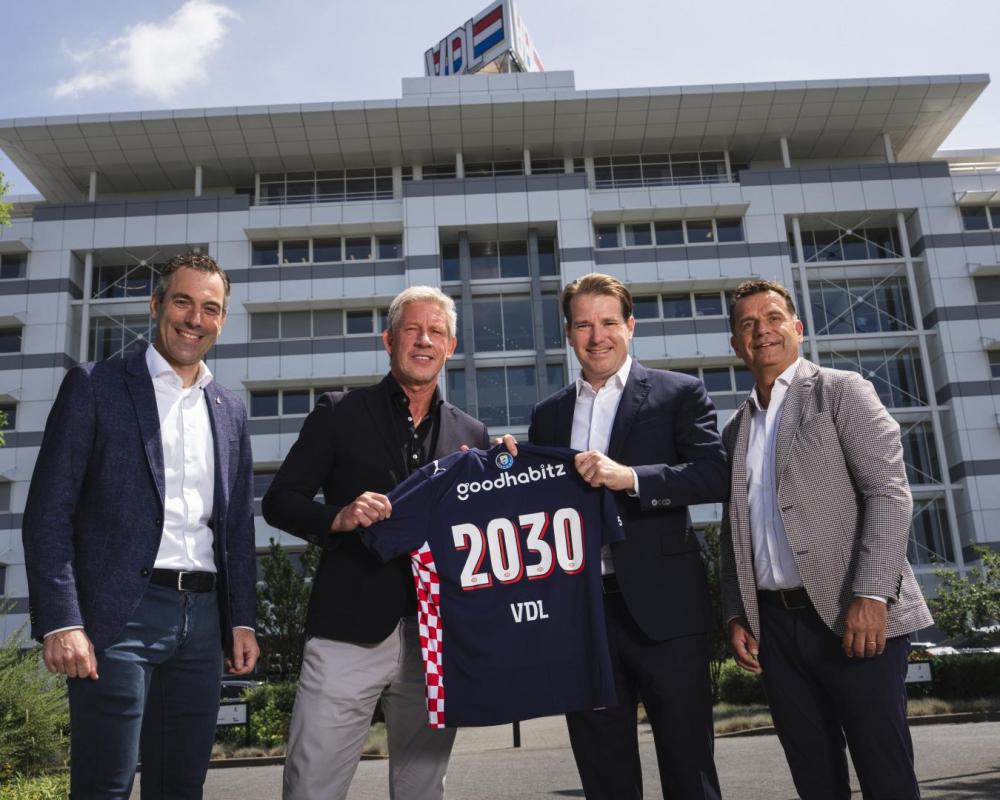 VDL Groep extends sponsorship contracts with PSV and FC Eindhoven for 5 years